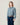 Neil Long Sleeves Shirt Cotton Kora in Indigo Chambray