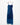 Aahana Strappy Wrap Dress in Indigo Stripe Shibori Border